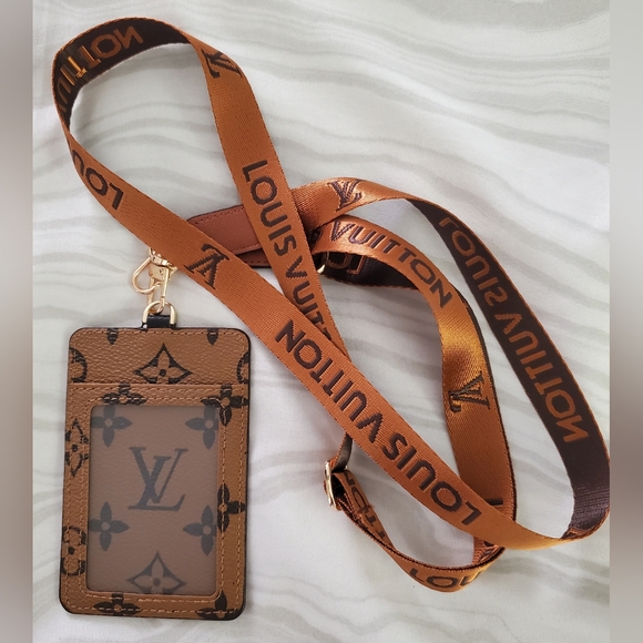 COPY - Louis Vuitton Tan and Brown Monogram Lanyard - Picture 1 of 4